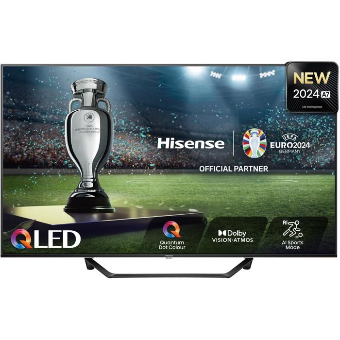 TV QLED Hisense 43A7NQ 108 cm 4K UHD 2024 - vue 5