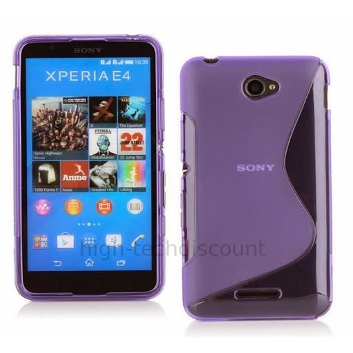Housse Etui Portefeuille Silicone Effet Tissu Sony Xperia E4 E2104 E2105/ Dual Housse Etui Portefeuille Silicone Effet Tissu Sony Xperia E4 E2104 E2105/ Dual
