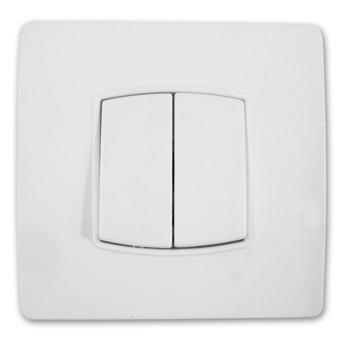 Zenitech Double interrupteur va et vient Diwone 10A