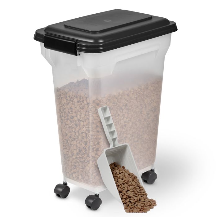 Meilleurs prix pour Conteneur de stockage d'aliments pour animaux - IRIS OHYAMA - ATS-M - Noir - 20 L/7,5 kg