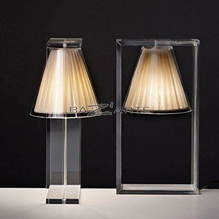 Kartell 9110.BE BEIGE-h 32 cm - LAMPE A POSER - light-lampe air beige L17 H32 P74 cm E14