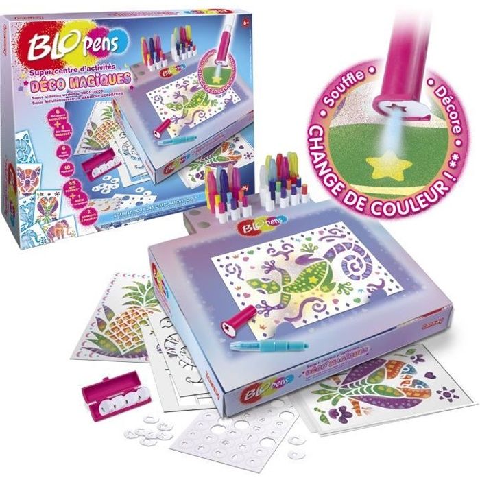 LANSAY Jeu de coloriage Blopens Super centre d'activités déco