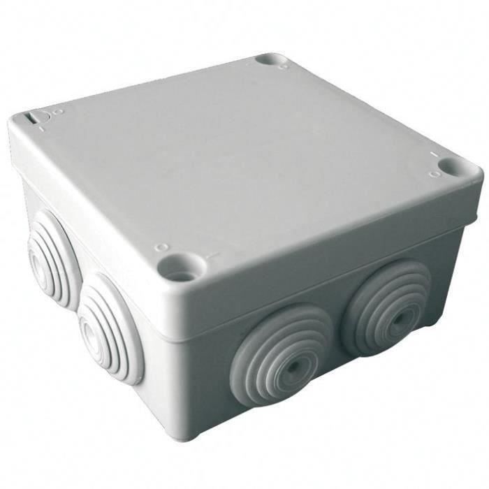 Boîte de dérivation carrée - 100x100x50 mm