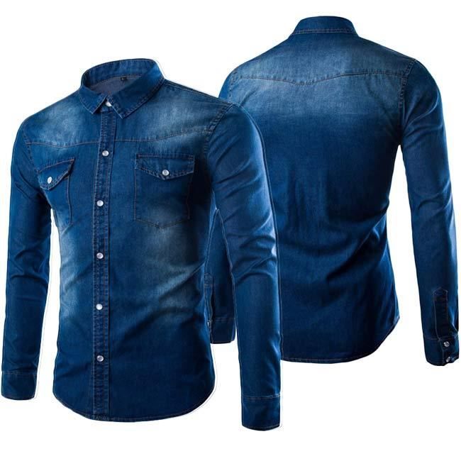 chemise jean homme