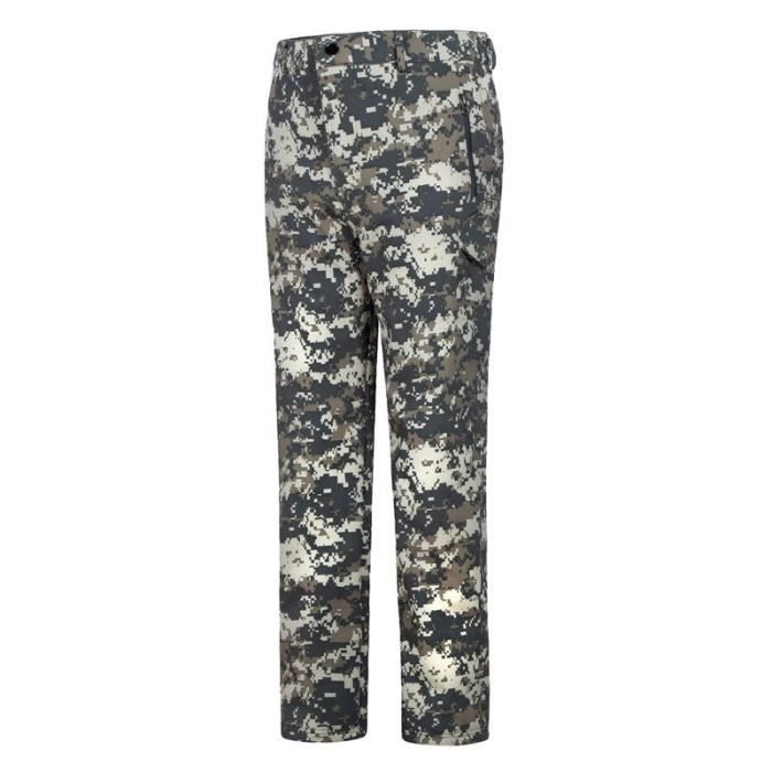 Pantalon de Ski Homme Militaire Double Polaire Impermeable Coupe Vent Cdiscount Sport