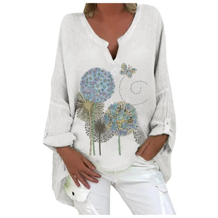 Chemisier Rachel Zoe - Imprimé Floral Style Paysan - Manches Longues - Taille M - Neuf Avec étiquettes