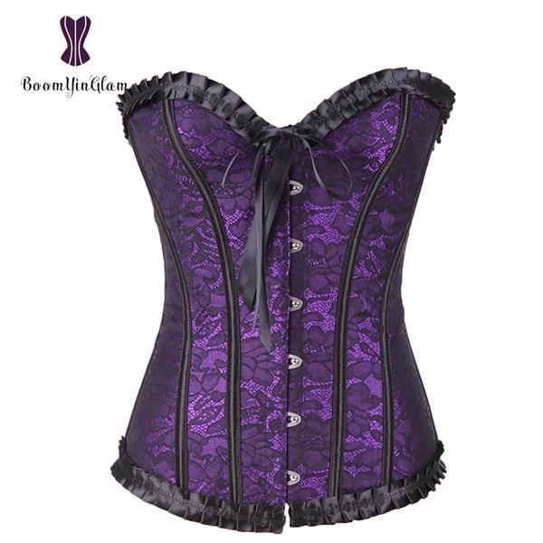 Bustier Noir Dentelle Pink Berry Paris - Taille 36/38 - Fabriqué En France