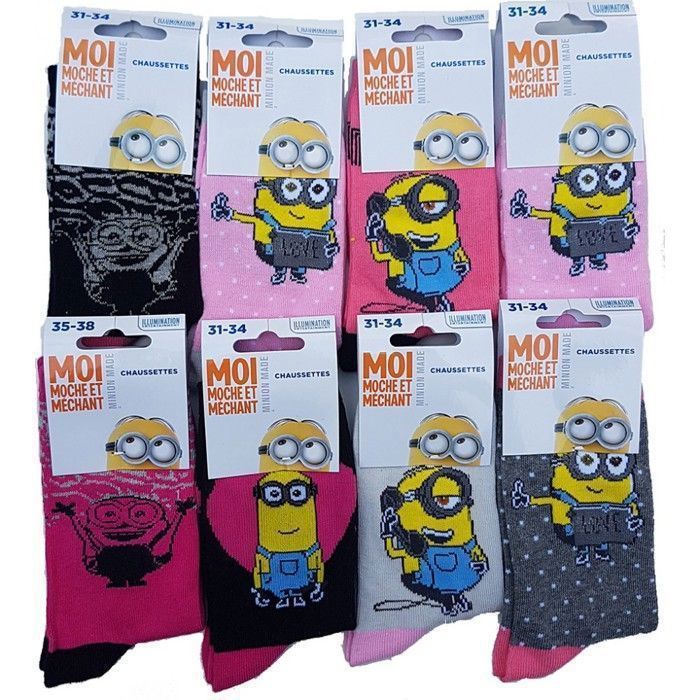 Chaussettes Enfant - TWINDAY - Pack De 12 Paires Surprise - Coton - Confort - Mixte Pack De 12