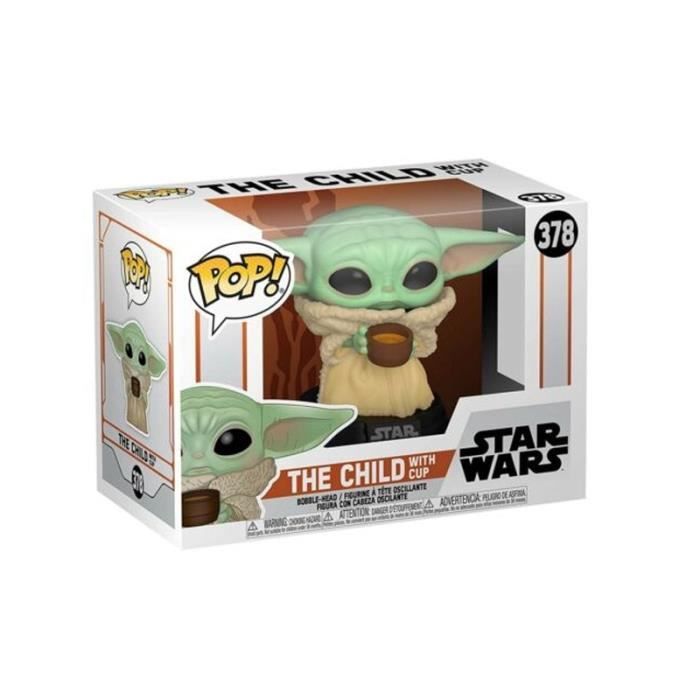 Funko Pop Star Wars Yoda bébé l'enfant #368 l'enfant avec tasse 378 #  vinyle Figure poupées Bobble-Head jouet voiture décoration cad - Cdiscount  Animalerie