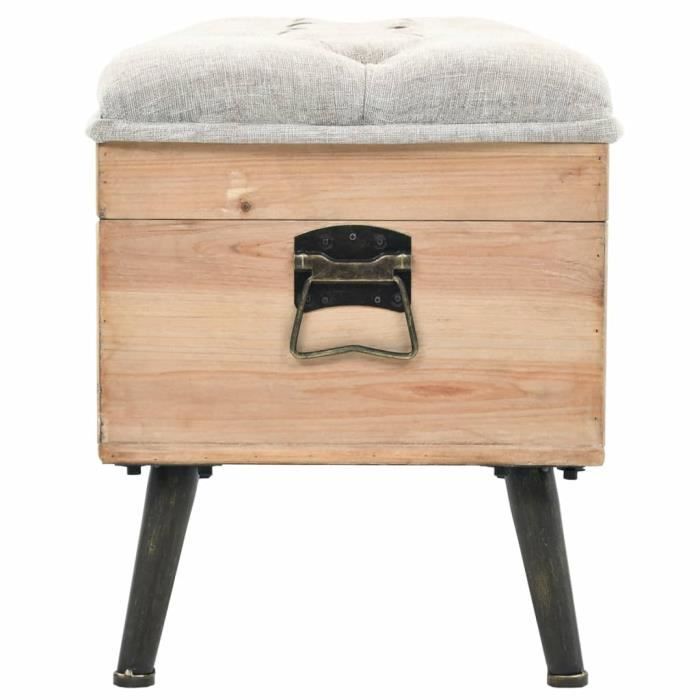 LVL - MEUBLE SIEGE - Banc de rangement 110 cm Bois de sapin massif(2941)