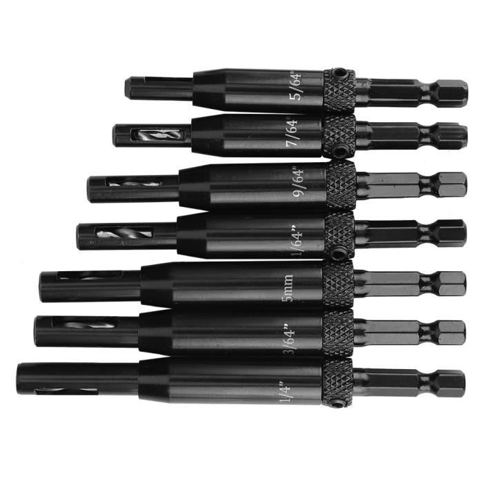 Forstner Forstner Foret Avec Gabarit De Charnière Pour Le Travail Du Bois Pour Armoires De Cuisine, Portes De Placards, Plaque De Montage De