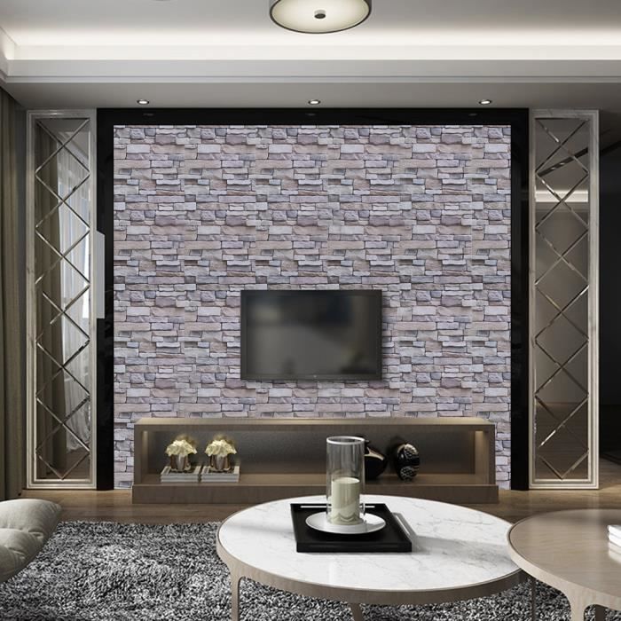 Médaillon Mural Décoratif - 3 Styles (blanc, Planche à Laver, Brique) - Idéal Pour Personnaliser Ton Papier Peint Et Déco Maison