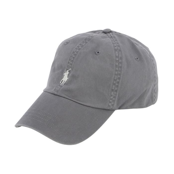 casquette ralph lauren grise