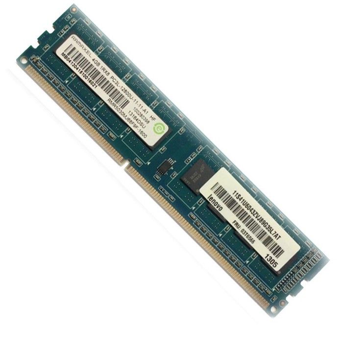 4Go Ram PC Bureau Ramaxel Rmr5030Mj68F9F Ddr3 Pc3-12800U 240Pin 1600Mhz 1Rx8