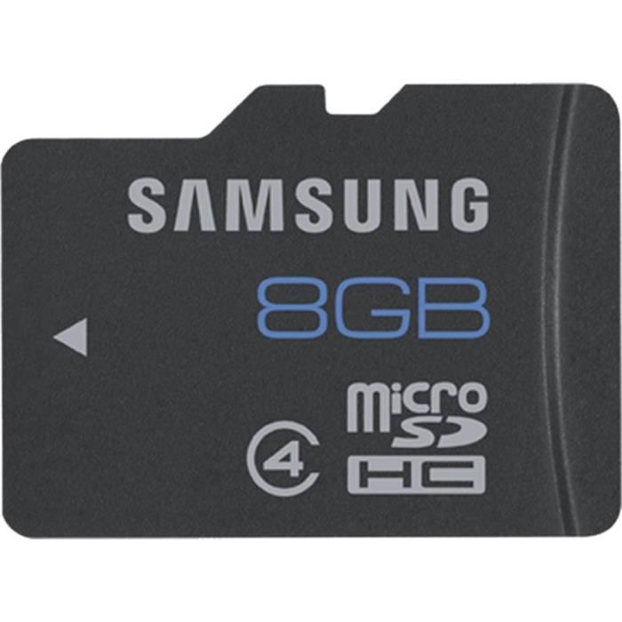 Carte mémoire Samsung micro SD 8 Go - Cdiscount Téléphonie