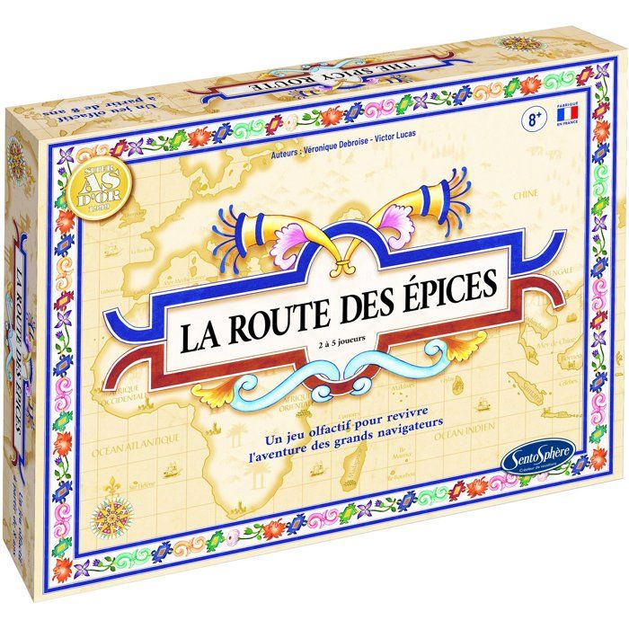 Jeu De Plateau Olfactif Sentosphère La Route Des Épices – Aventure XVIIIème Siècle - vue 2