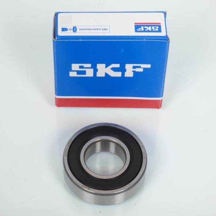 Roulement de roue 6004-2RS SKF 20x42x12mm pour scooter Peugeot 50 Buxy 2020 - MFPN : 6004-2RS SKF 20x42x12mm x 1-149406-1N