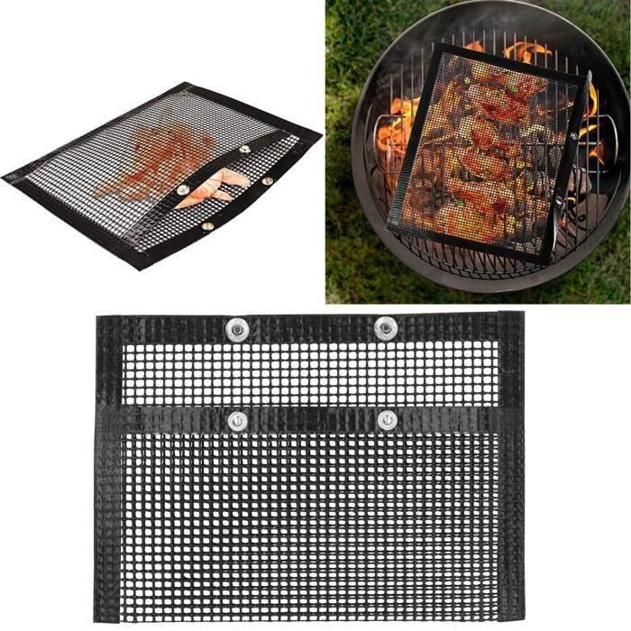 Sac de grillades en maille réutilisable et antiadhésif - ATYHAO
