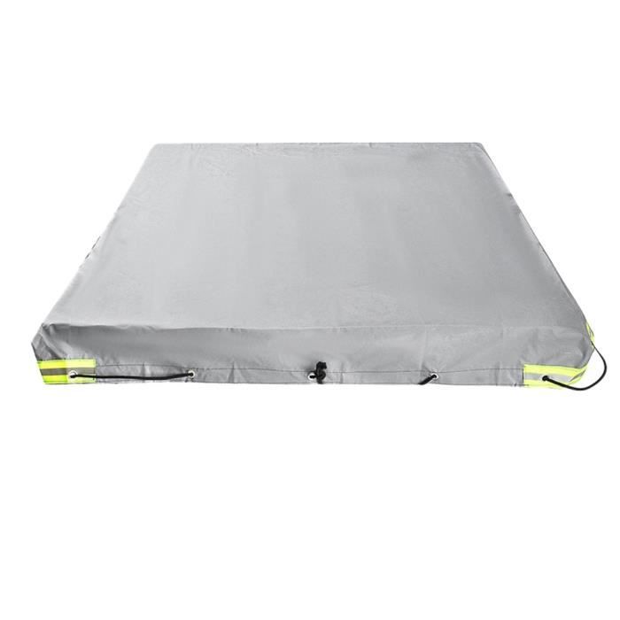 Outsunny Tente de Plage Abri de Plage 4 Personnes Anti-UV Polyster Bleu