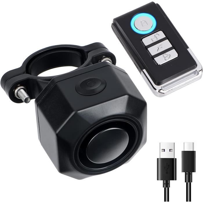 Alarme Antivol Pour Vélo Et Scooter 150dB - Télécommande Sans Fil, étanche, Capteur De Vibration, Installation Facile