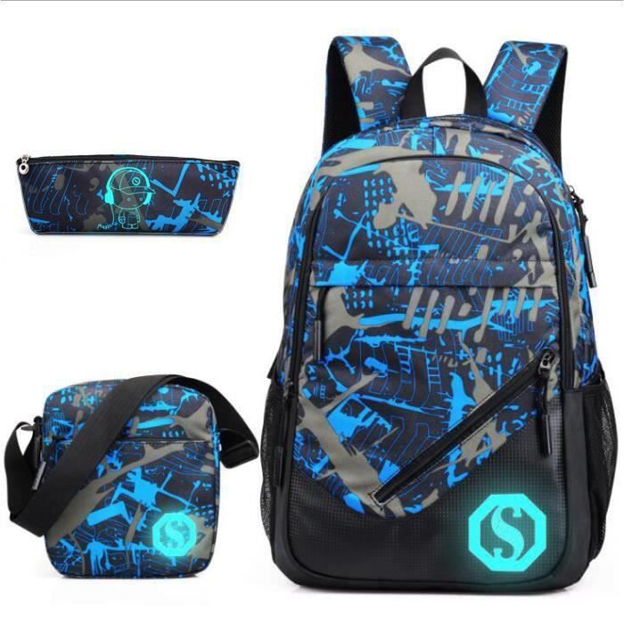 Jumpopack Sac Scolaire Sac A Dos Garcon Primaire Sac Ecole Garcon College  Sets de Sacs Scolaires Cadeau 8 10 12 14 Ans : : Mode