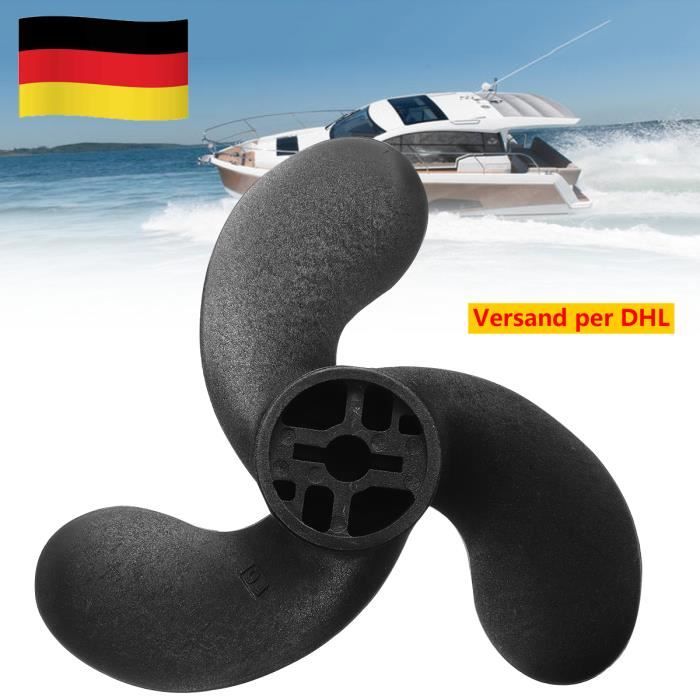 Hélice Hors-bord En Nylon 3 Pales - Pour Moteurs Tohatsu, Nissan, Mercury 2.5-3.5 CV - Diamètre 47.05 Mm, Pas 78.05 Mm