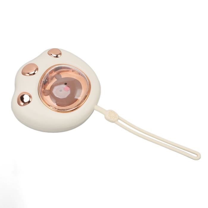 WT-YOGUET Chauffe-mains D'hiver Portable En Forme De Patte De Chat Mignon, Rechargeable Par USB, Double Face, Facile à Manipuler