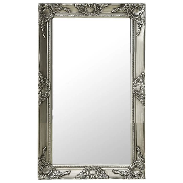 VidaXL Miroir mural style baroque 50x80 cm Argenté 320322 - Maison