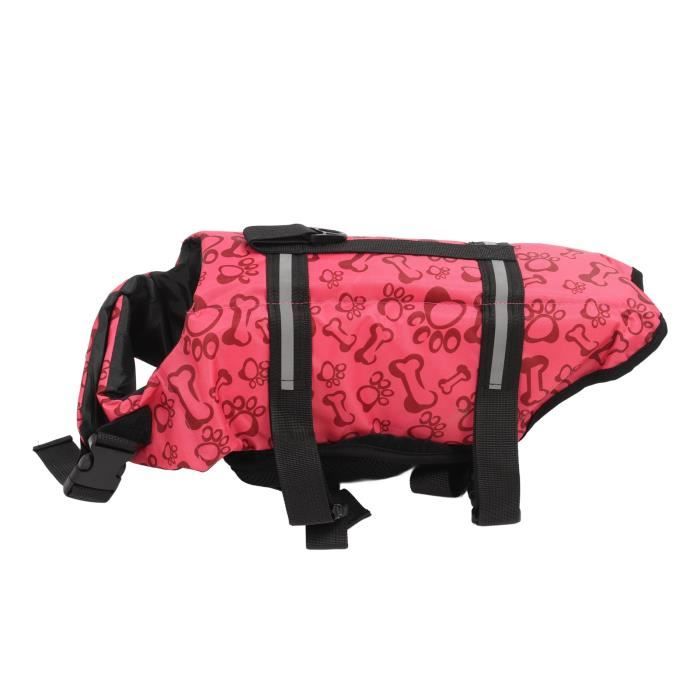 Meilleurs prix pour Gilet de sauvetage pour chiens Vvikizy - Rose - Taille M - Poids recommandé 3 à 6,5 kg/6,6 à 14,3 lb