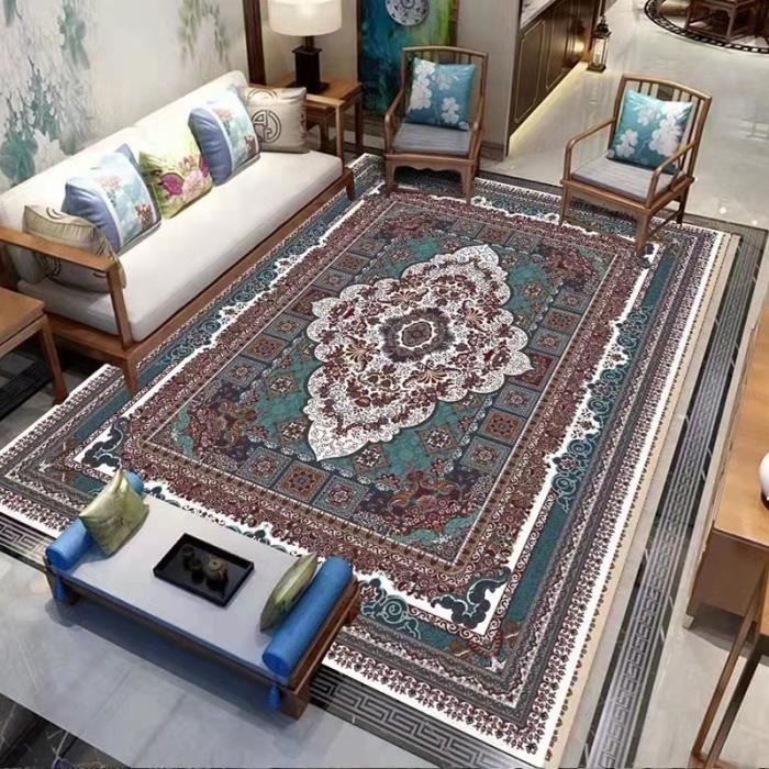 TAPIS DE PRIÈRE MOLLETONÉ - bleu turquoise 