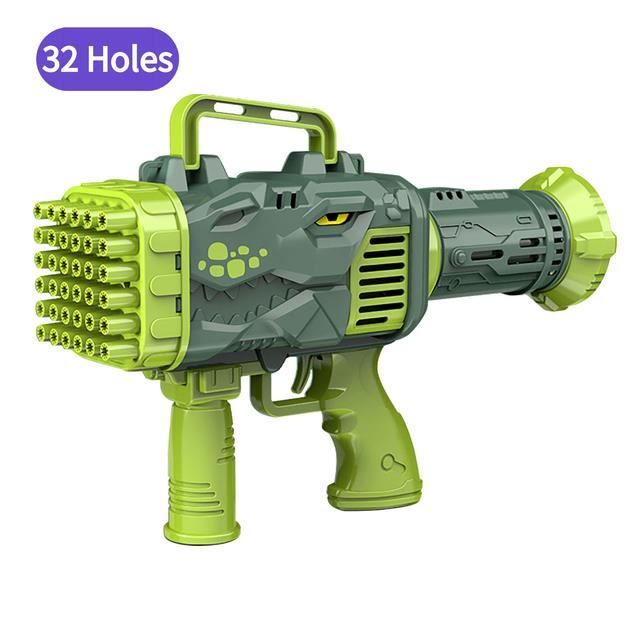 Article le plus récent d'Amazon 8 Pistolet à bulles électrique automatique dinosaure avec sac à dos pour enfants, pistolet à bulles pour jouer à l' extérieur - 2026 Jouet, pistolet électrique Bulle de
