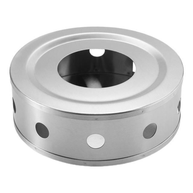 Sollbry Réchaud à Thé En Acier Inoxydable, Chauffe-café Chaud, Base De