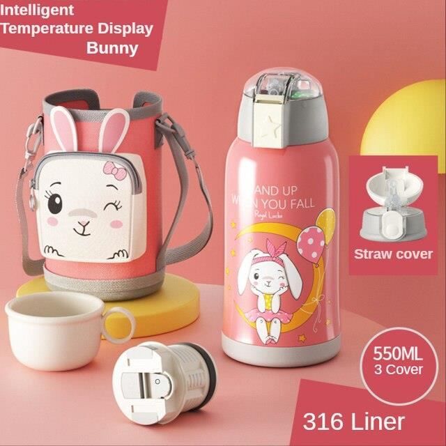 Gourde Capybara 700 Ml Avec Paille Et Poignée – Trop Mignonne, Anti-fuite, Parfaite Pour L’école, Le Sport Ou Les Balades