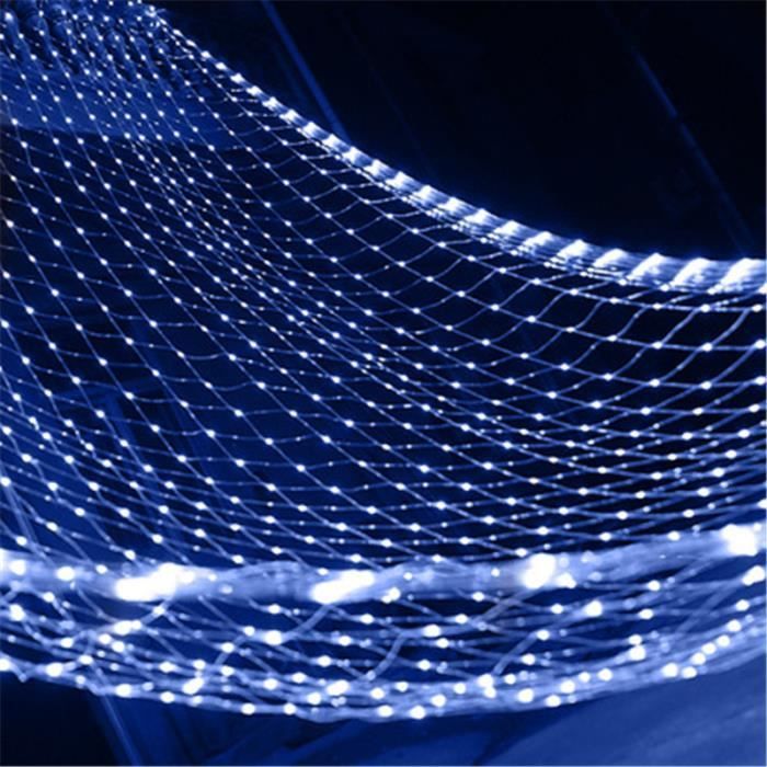 Guirlande Lumineuse En Filet LED - 6m X 4m, 700 LEDs - 8 Modes, étanche IP44 - Pour Buissons, Façades, Mariages, Noël - 10