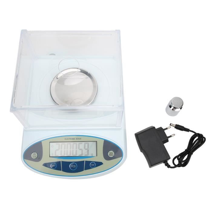 GOYOJO Balance De Précision 5000g / 0.01g – Balance Numérique Labo Et Cuisine Haute Précision