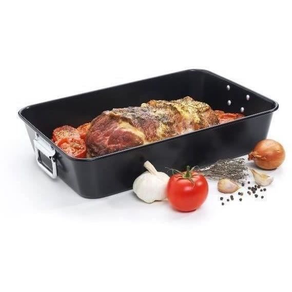 Couvercle Inox Rectangulaire Steelpan - 40x28 Cm - Compatible Tous Feux - Neuf
