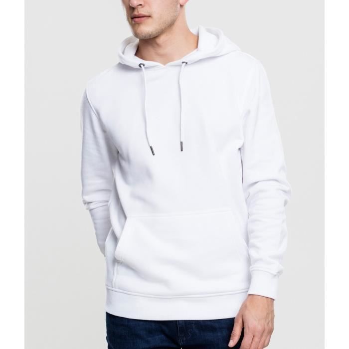 Sweat à Capuche Homme Urban Classics - Overdyed Noir, Coupe Regular, Confort Garanti