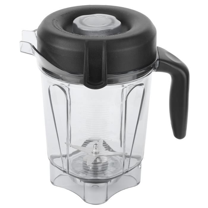 Récipient Mélangeur 2L Transparent Compatible Vitamix - Avec Couvercle Et Lames Pour Smoothies Et Soupes