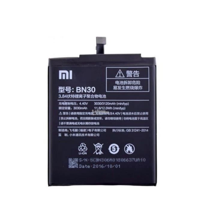 NEU AKKU ACCU XIAOMI OEM FÜR MI BN30 3120mAh REDMI 4A OEM 3,84V