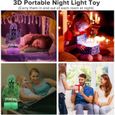Mercredi Addams Lampe 3D Illusion Led Maison Enfant De Decoration Chambre Veilleuse Cadeau Lampe De Table Cadeau d'anniversaire-2
