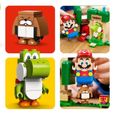 LEGO 71406 Super Mario Ensemble d’Extension La Maison Cadeau de Yoshi, Jouet Super Mario, Figurine, avec Manège, Enfants 6 Ans-2