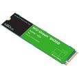 WESTERN DIGITAL - Green SN350 - Disque SSD Interne - 480 Go - M.2 - WDS480G2G0C-2