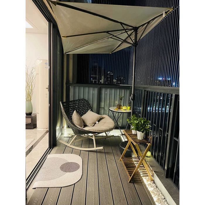 demi parasol balcon