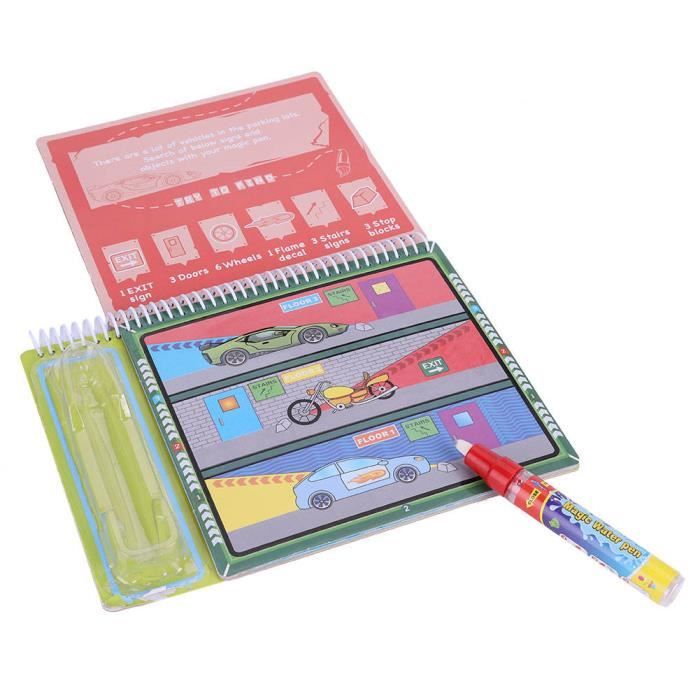 Livre de coloriage réutilisable Magic Water Dessin Livre Peinture Dessin Jouets sensoriels