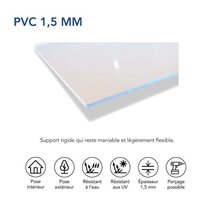 Panneau isolant électrique Danger - Plastique rigide de 1,2 mm pour une