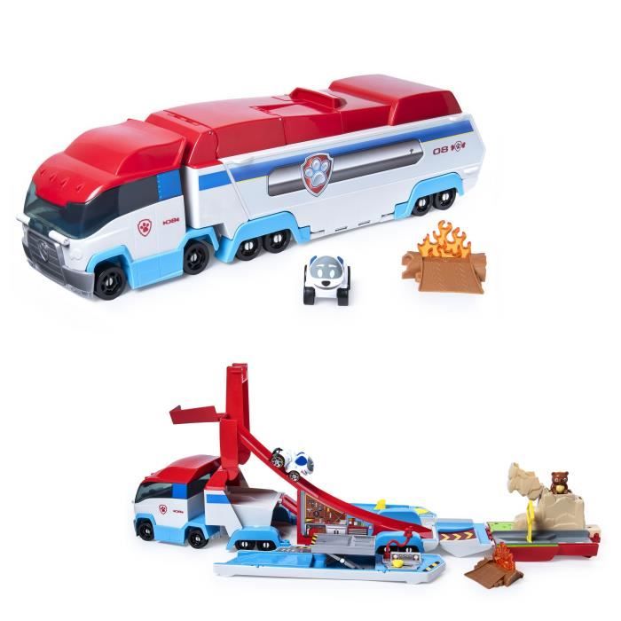 Camion Pat'Patrouilleur TRUE METAL�?� - PAW PATROL - Playset 2 en 1 - Rouge - V?�hicule miniature 