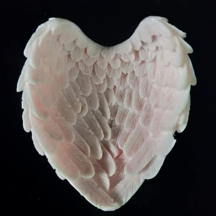 MINFEIDMS - Moules À Fondant En Silicone, Ailes D'ange, Pour Décoration