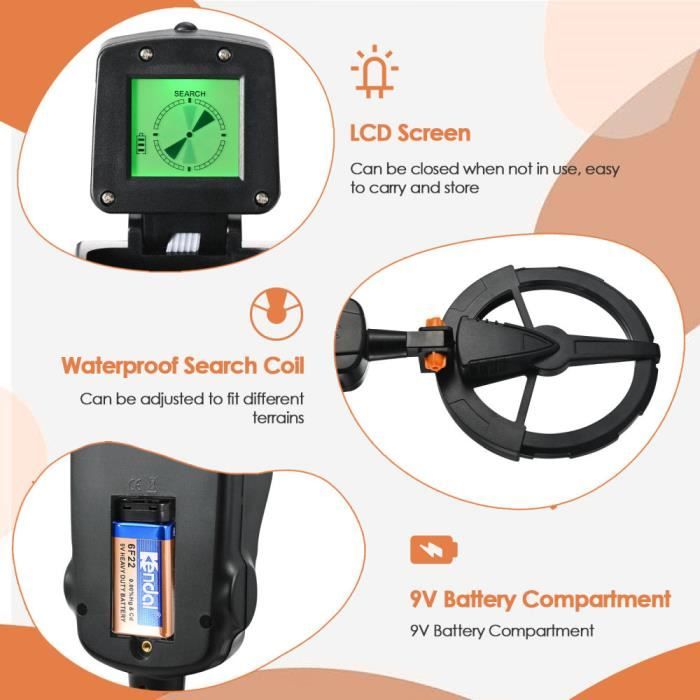 Detecteur De Metaux Enfant, VAYOTOY Detecteur De Metaux Pour Enfants