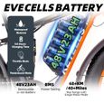 KETELES K800 PRO 2 × 1000W double moteurs vélo électrique 23AH batterie électrique 26 "pouces gros pneu E-Bike En stock-3