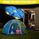 Boule Magique OVNI Déformable – Soucoupe Volante LED Avec Ventouse – Jouet Extérieur, Plage, Jardin – Violet